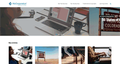 Desktop Screenshot of blog.mycorporation.com