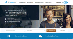 Desktop Screenshot of mycorporation.com